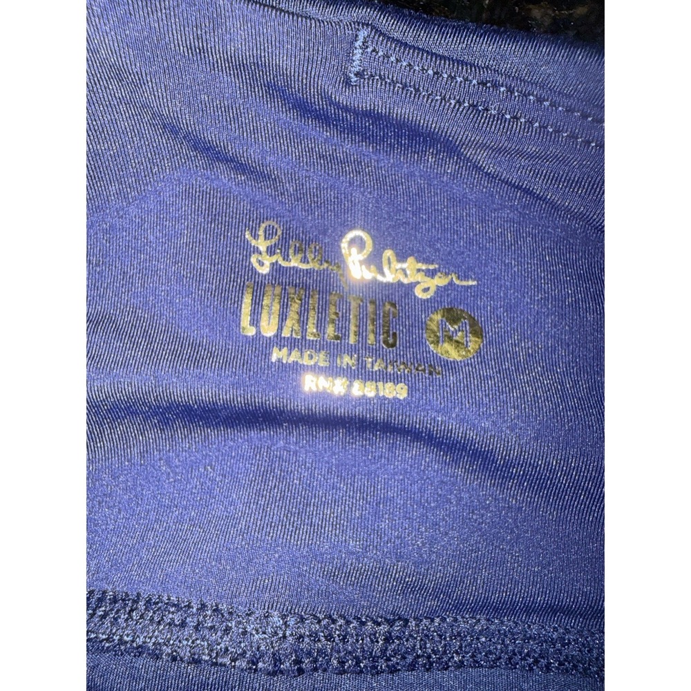 LILLY PULITZER Weekender High Rise Midi Legging BRINGING MERMAID BACK Medium NWT - Picture 5 of 7